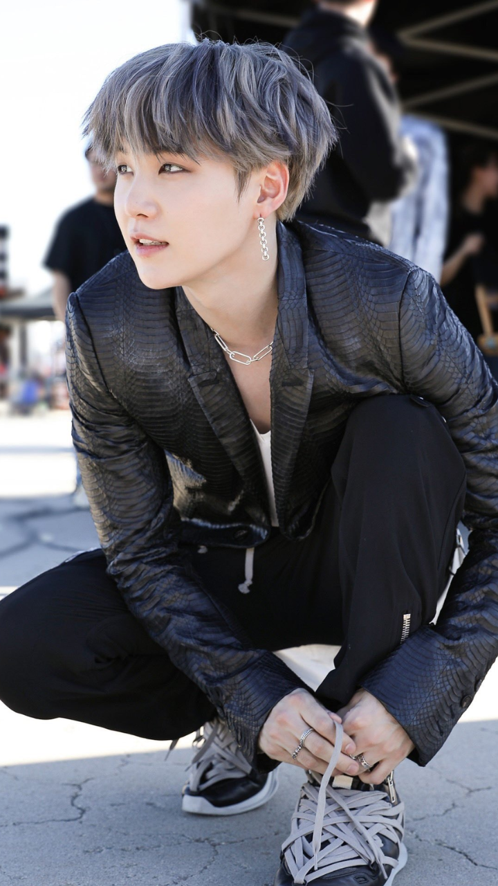 BTS Suga Min Yoon-gi Leather Jacket