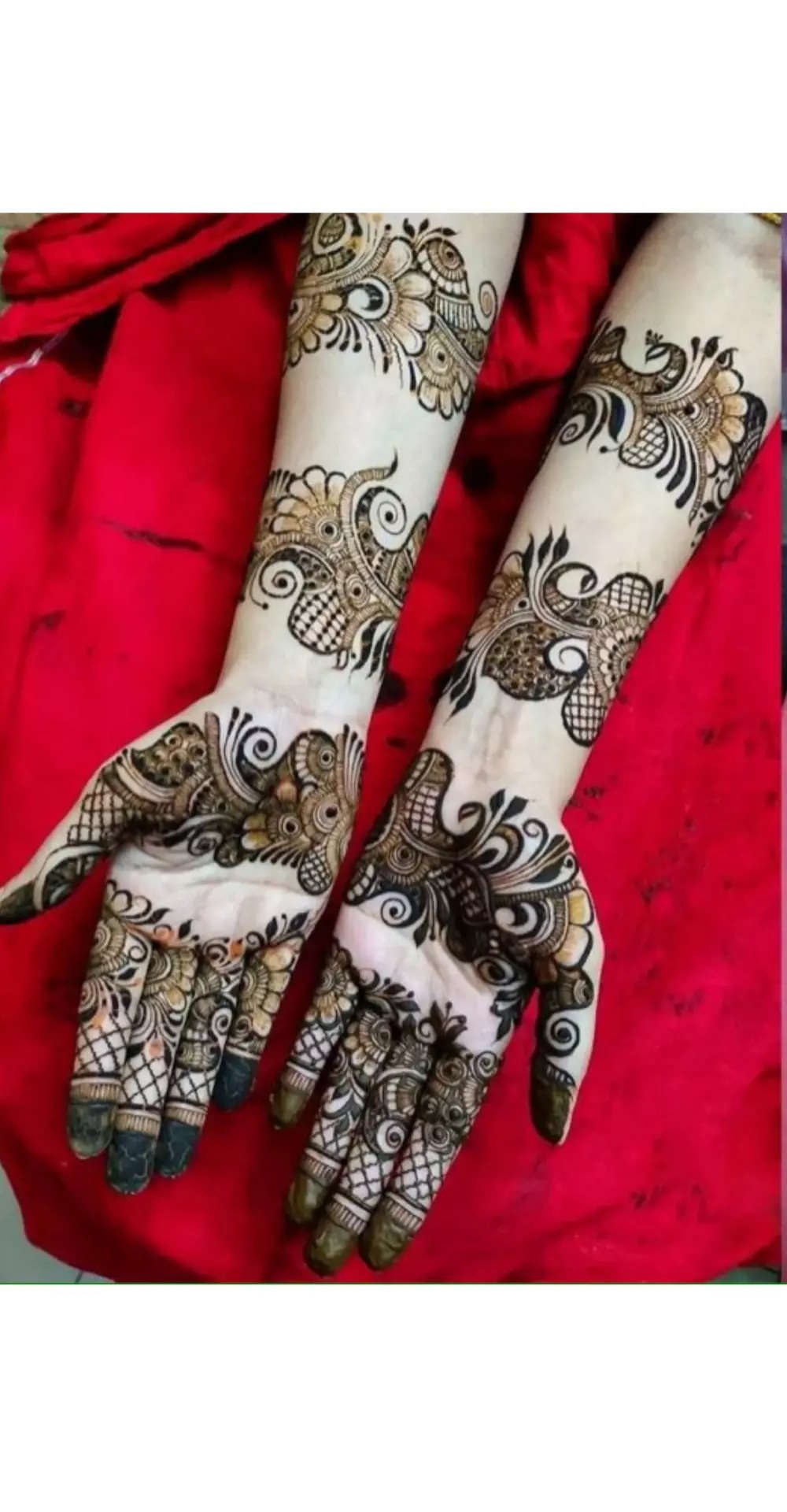 Diwali Easy Mehndi Designs :लगबगीतदेखील अशी काढा 'मेंहदी डिझाईन्स' | पुढारी