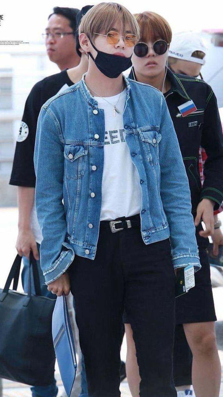 BTS Star V's 8 Best Denim Jacket Looks To Cosy Up This Monsoon