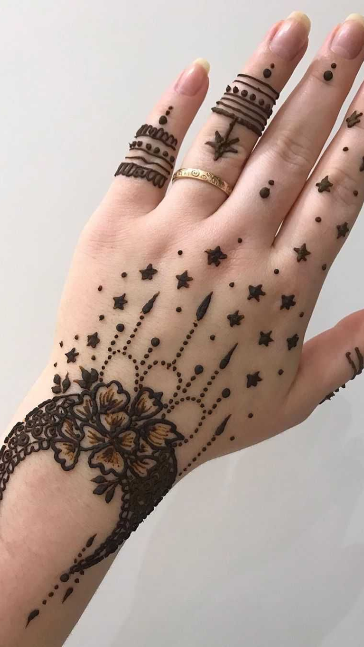 chand raat mehndi | Finger mehndi style, Mehndi designs for hands, Henna  hand tattoo