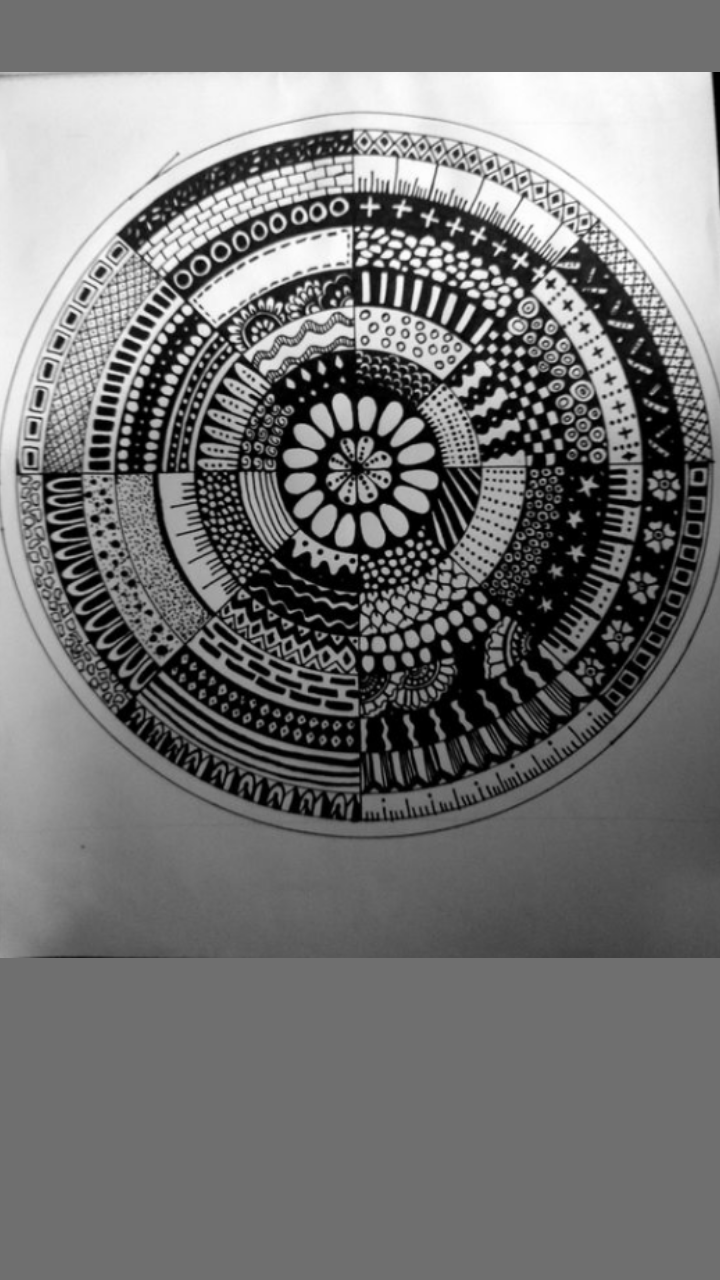 Mandala Swishes - see how I swish for dot mandala art 