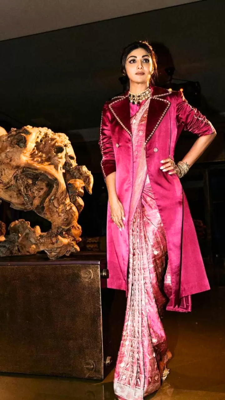 The Phlox Saree Jacket Set – Rohit Gandhi & Rahul Khanna