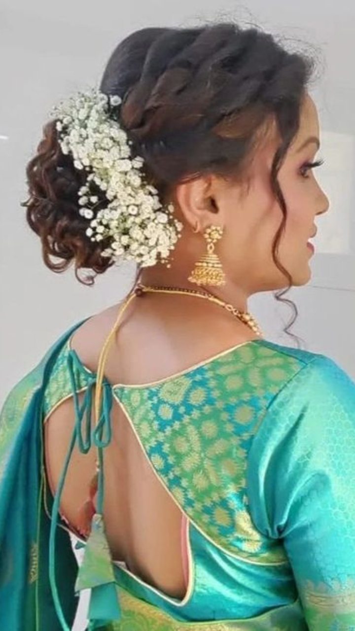 Onam Hairstyles for Saree: Short, Long Hair, and with Jasmine – News9Live