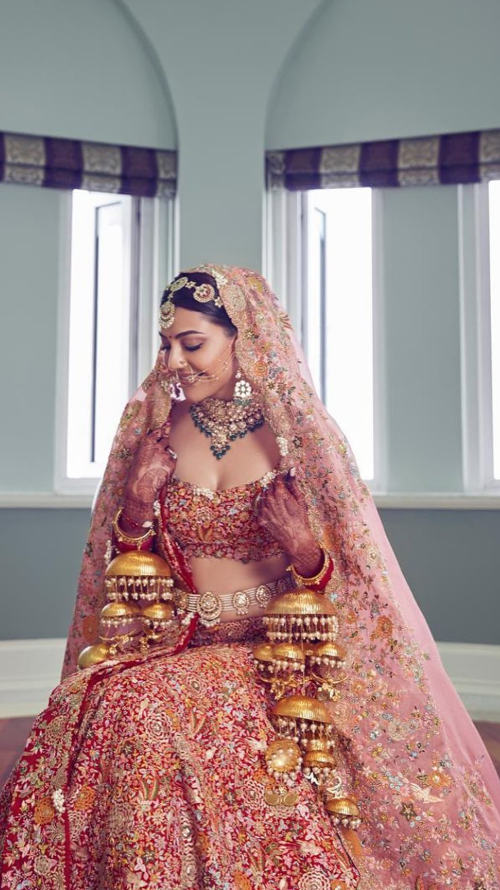 Deepika Padukone, Mouni Roy & Patralekha Paul: All Sabyasachi brides to  smear your day in red lehengas | IWMBuzz