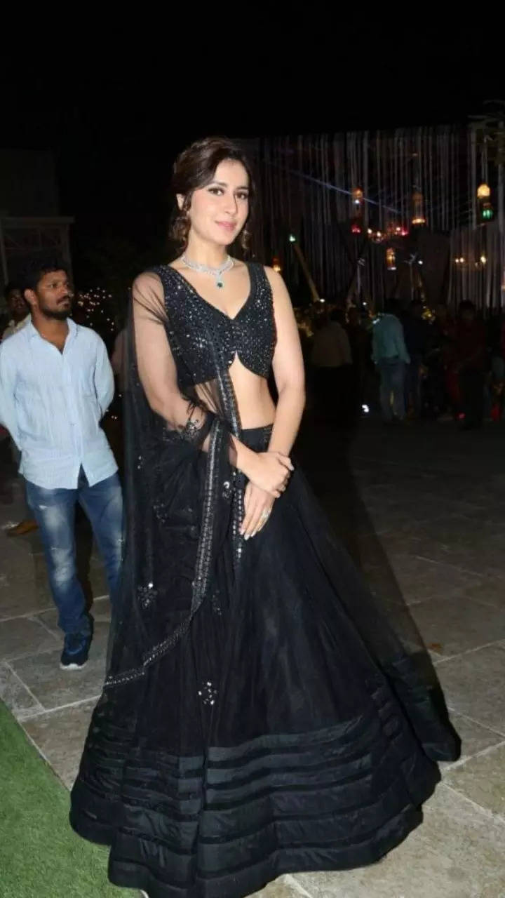 Mouni Roy Sparkles Brighter Than The Midnight Sky In A Black Lehenga
