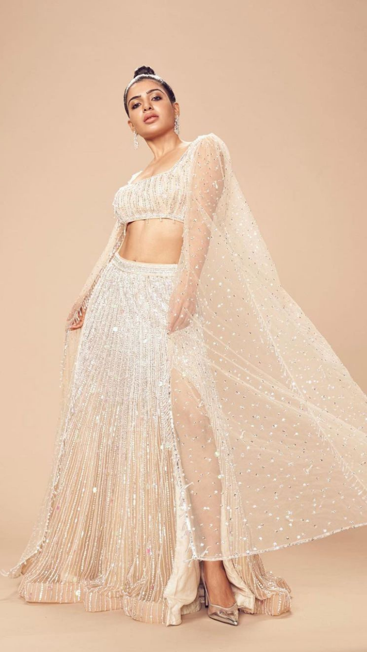 Buy Silk Organza Indian Wedding Wear Lehenga Choli In Off White Color  Online - LLCV01953 | Andaaz Fashion