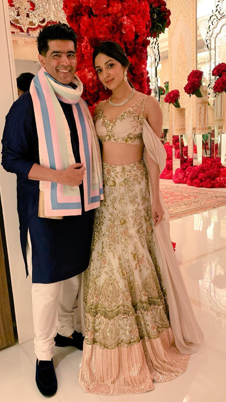 Isha Ambani's bridesmaid Kiara Advani wore a bold choli lehenga for her  wedding | Blouse design, Sidharth Malhotra | Zoom TV