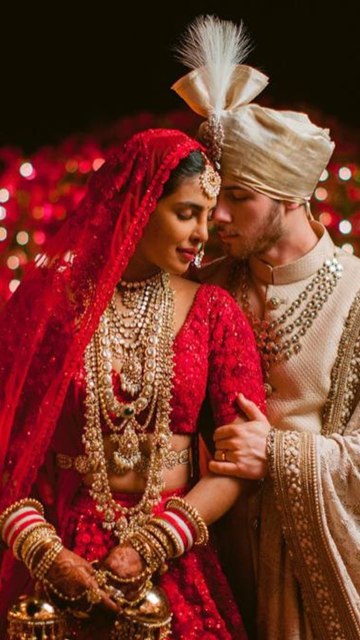 Priyanka Chopra Jonas And Other Divas Will Inspire Brides-to-be To Wear Red Wedding  Lehengas