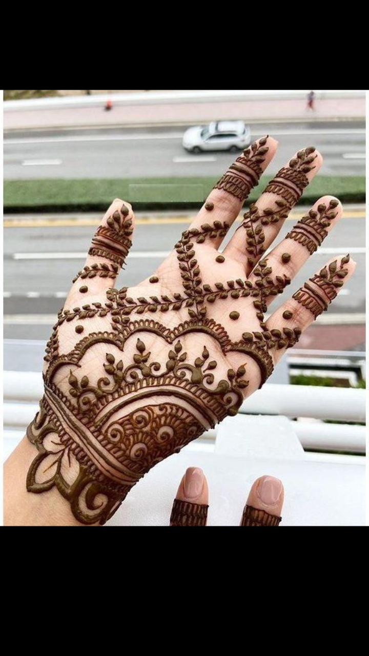 simple henna designs for palms