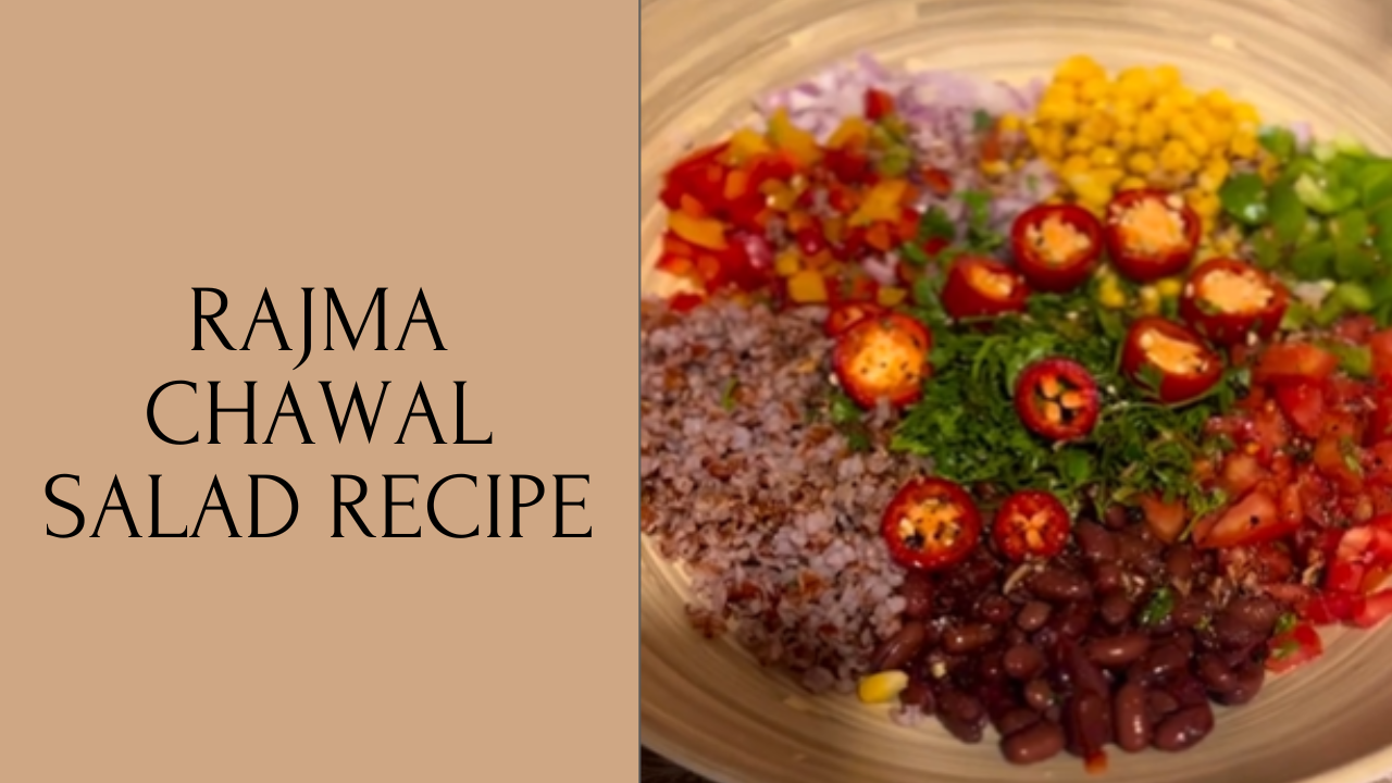Rajma Chawal Salad Recipe. Pic Credit: Instagram @poojamakhija