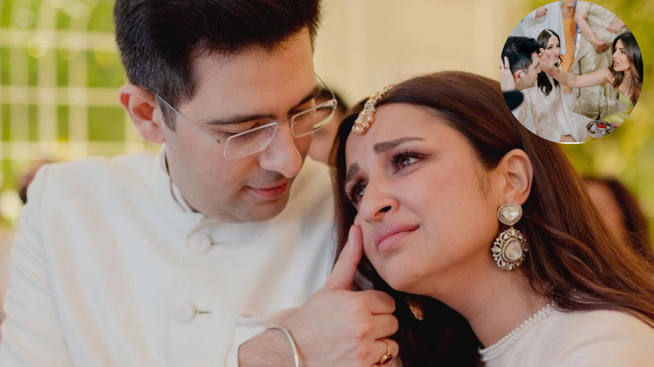 Parineeti Chopra In Tears, Priyanka Chopra Applies Teeka On Raghav Chadha's Forehead In Unseen Engagement Pics
