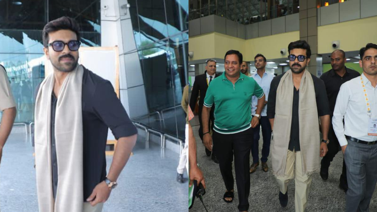 Ram Charan Flies To Srinagar For G20 Summit. RRR Star To Speak On Film Tourism in India