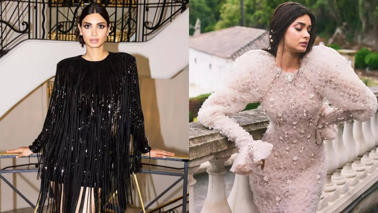 Cannes 2023: Black Tassel Dress Or Bubble Wrap Outfit, Which Diana Penty Look Will You Pick (Image Credits: Instagram)