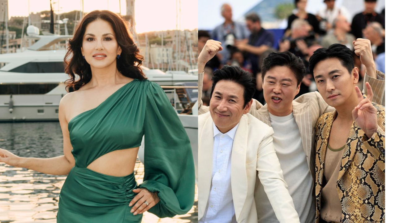 Cannes 2023 Highlights Day 7: Sunny Leone Stuns In High-Slit Dress, Ju ji hoon, Lee Sun Kyun Walk Red Carpet In Style