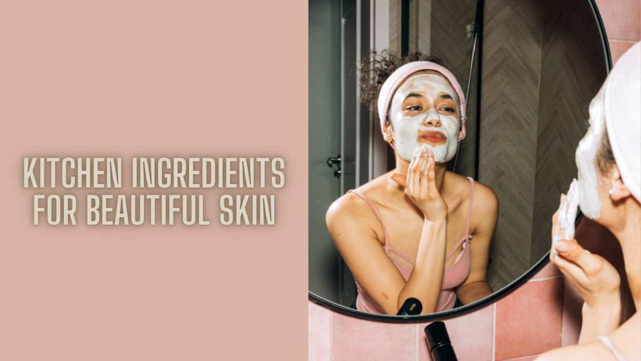 Homemade kitchen ingredients for beautiful skin. Pic Credit: Pexels