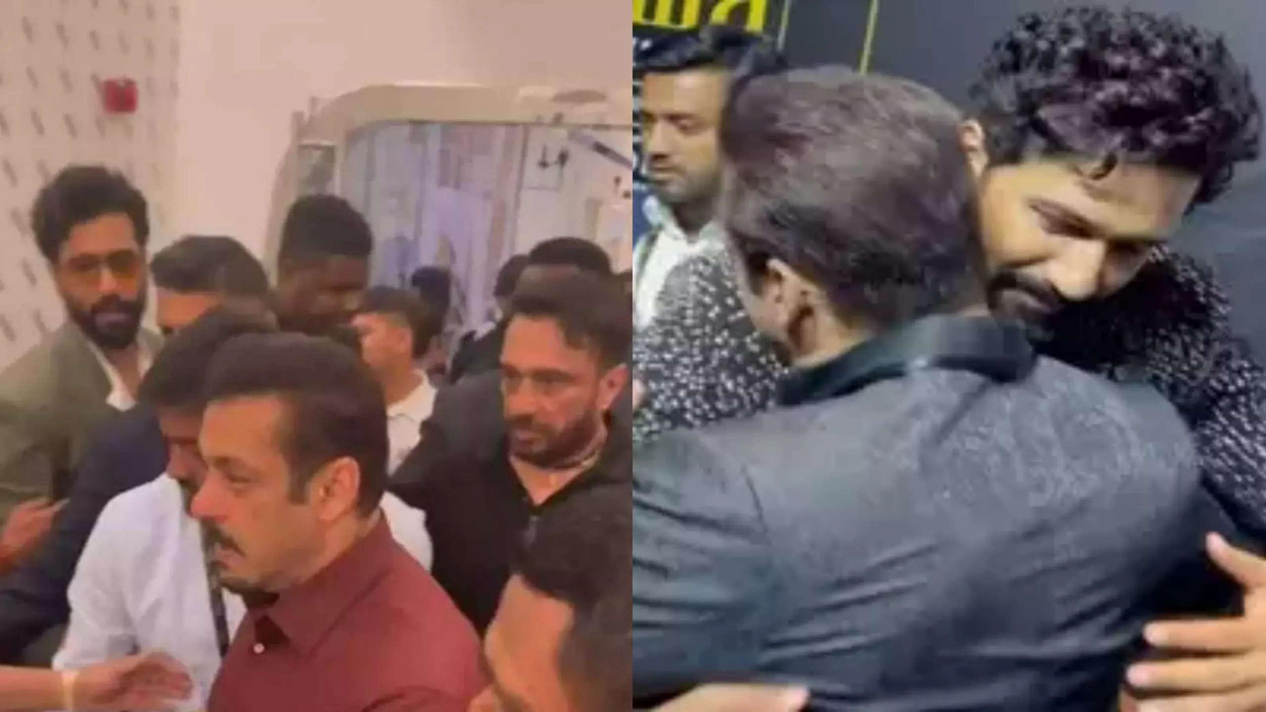 Salman Khan hugs Vicky Kaushal