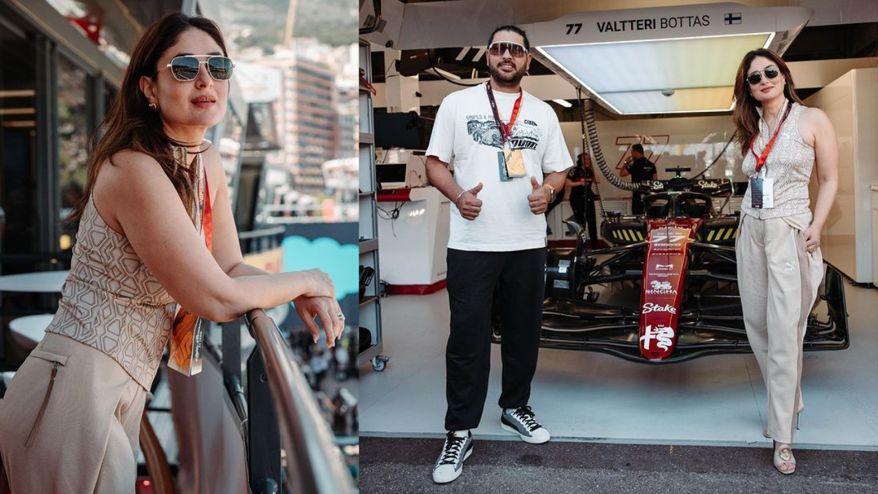 Kareena Kapoor Stuns In Pics From Monaco F1 Grand Prix Practice Race With Yuvraj Singh. Fans Love Bebo's Clicks
