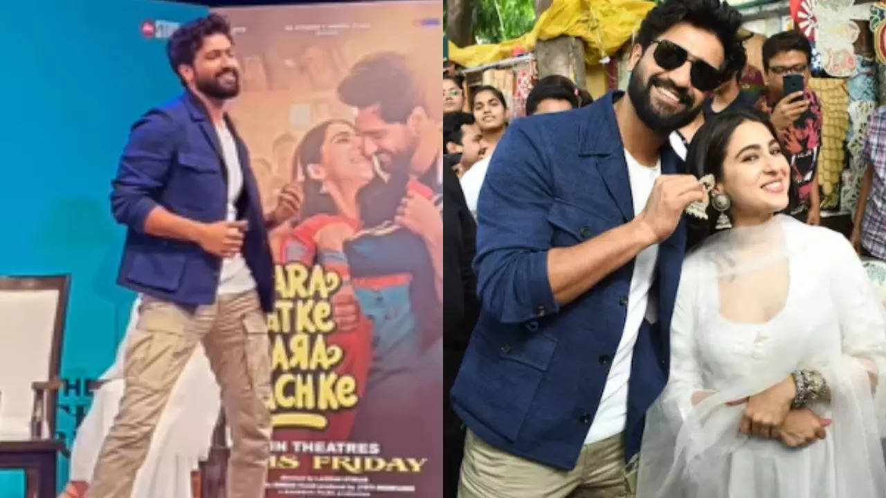 Vicky Kaushal Recreates His Viral Obsessed Dance, Goes Jhumka Shopping With Sara Ali Khan In Delhi
