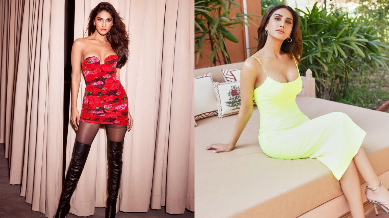 Vaani Kapoor's Soaring Temperature High In Strapless Sensual Outfits