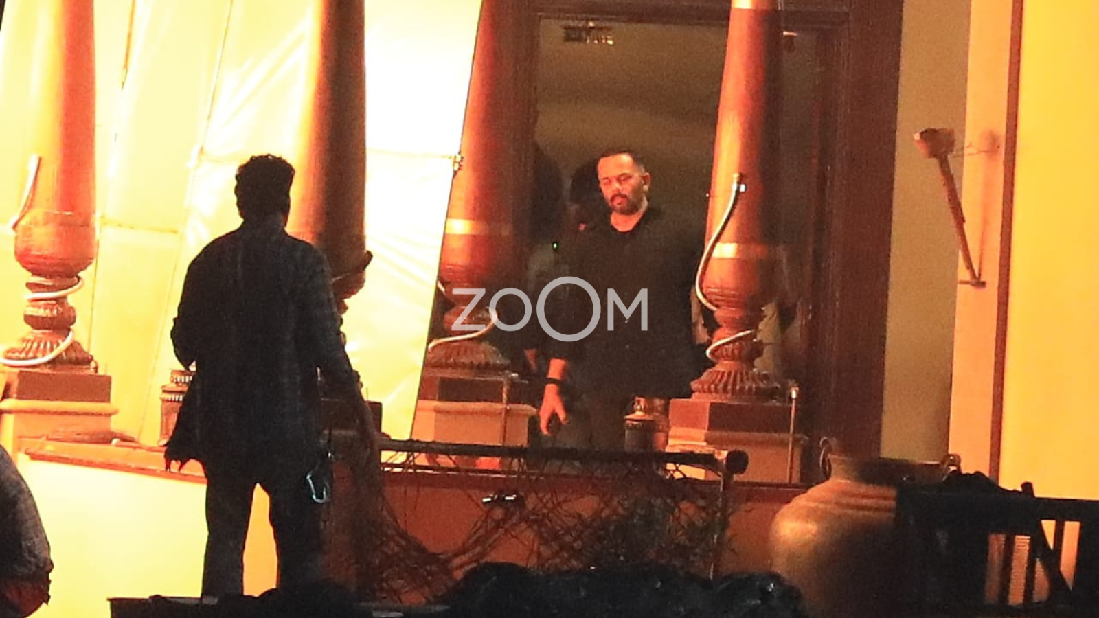 Rohit Shetty Caught In Between Filming