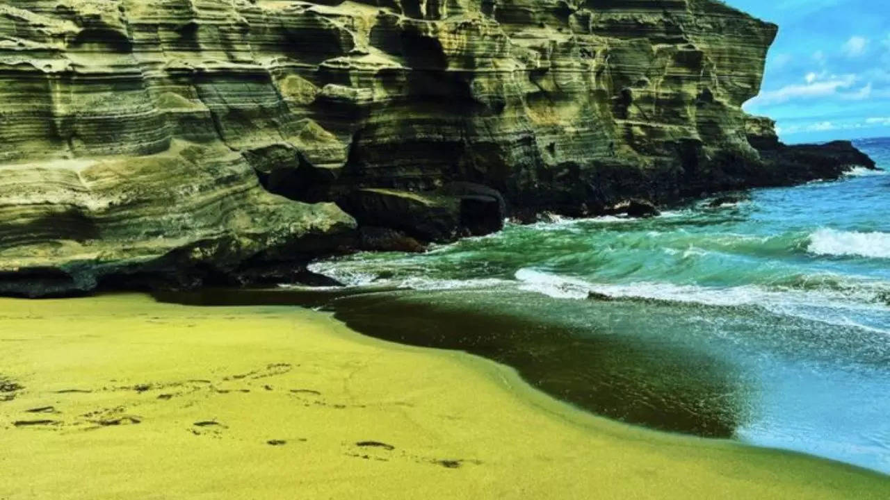 Green Sand Beach  Hawaii