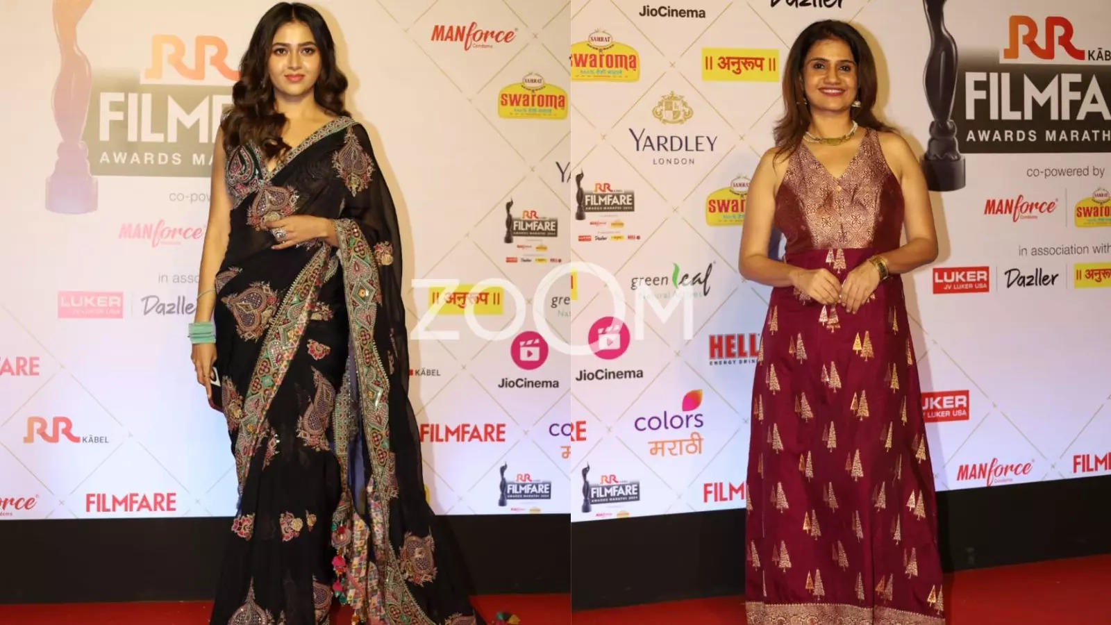 RR Kable Filmfare Awards Marathi 2024 Tejasswi Prakash Amruta Subhash And More Celebs Add Glamour To Red Carpet