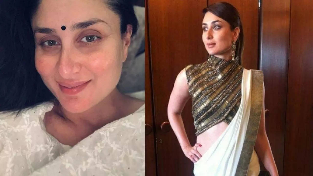 Kareena kapoor clearance white saree