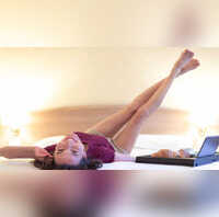 Easy onthebed exercises to try while scrolling through your phone for