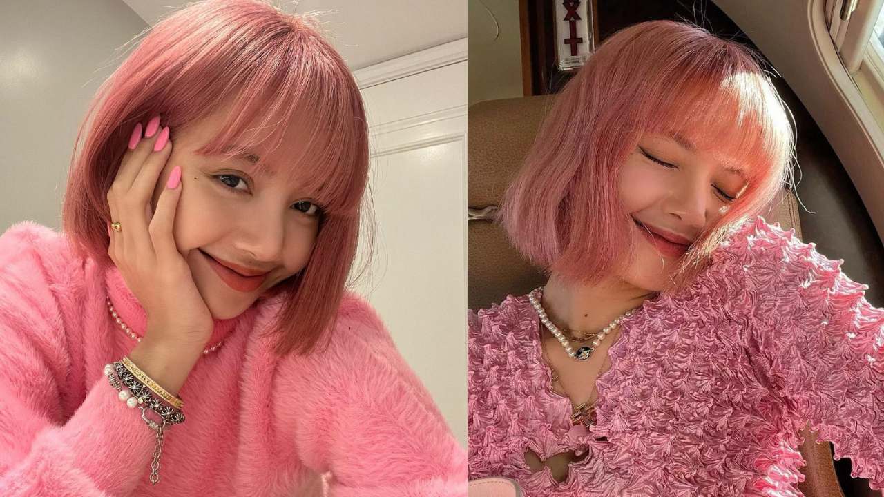 Blackpink's Lisa's pink hair is a total cultural reset and here's proof