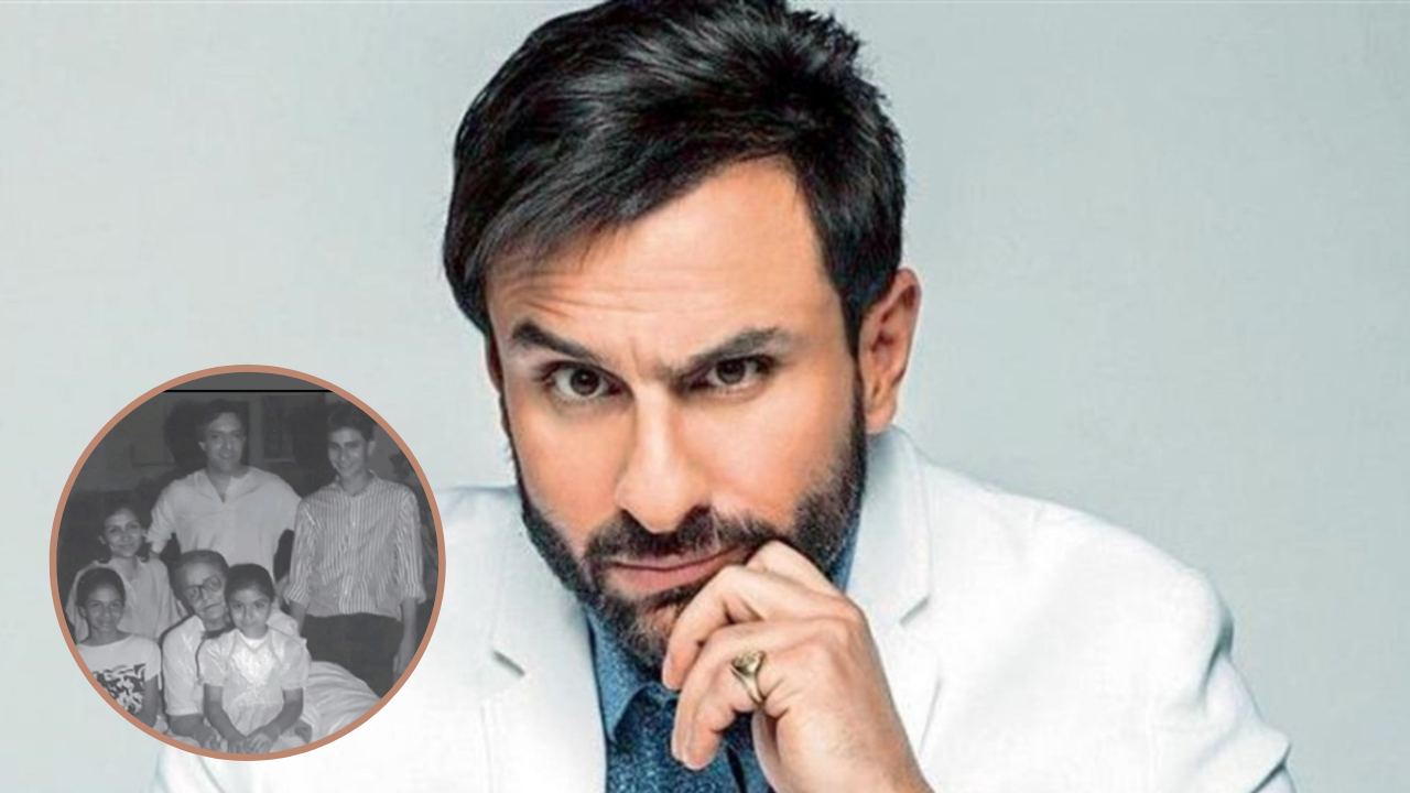 Saif Ali Khan looks dashing in old pic from teenage days; rare photo of the  Pataudi clan is all too regal to miss