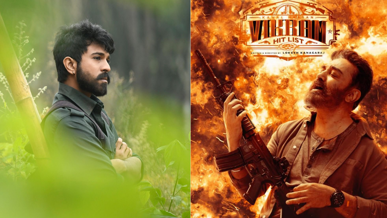 RRR star Ram Charan launches theatrical trailer of Kamal Haasan's Vikram:  'My heartfelt wishes..'