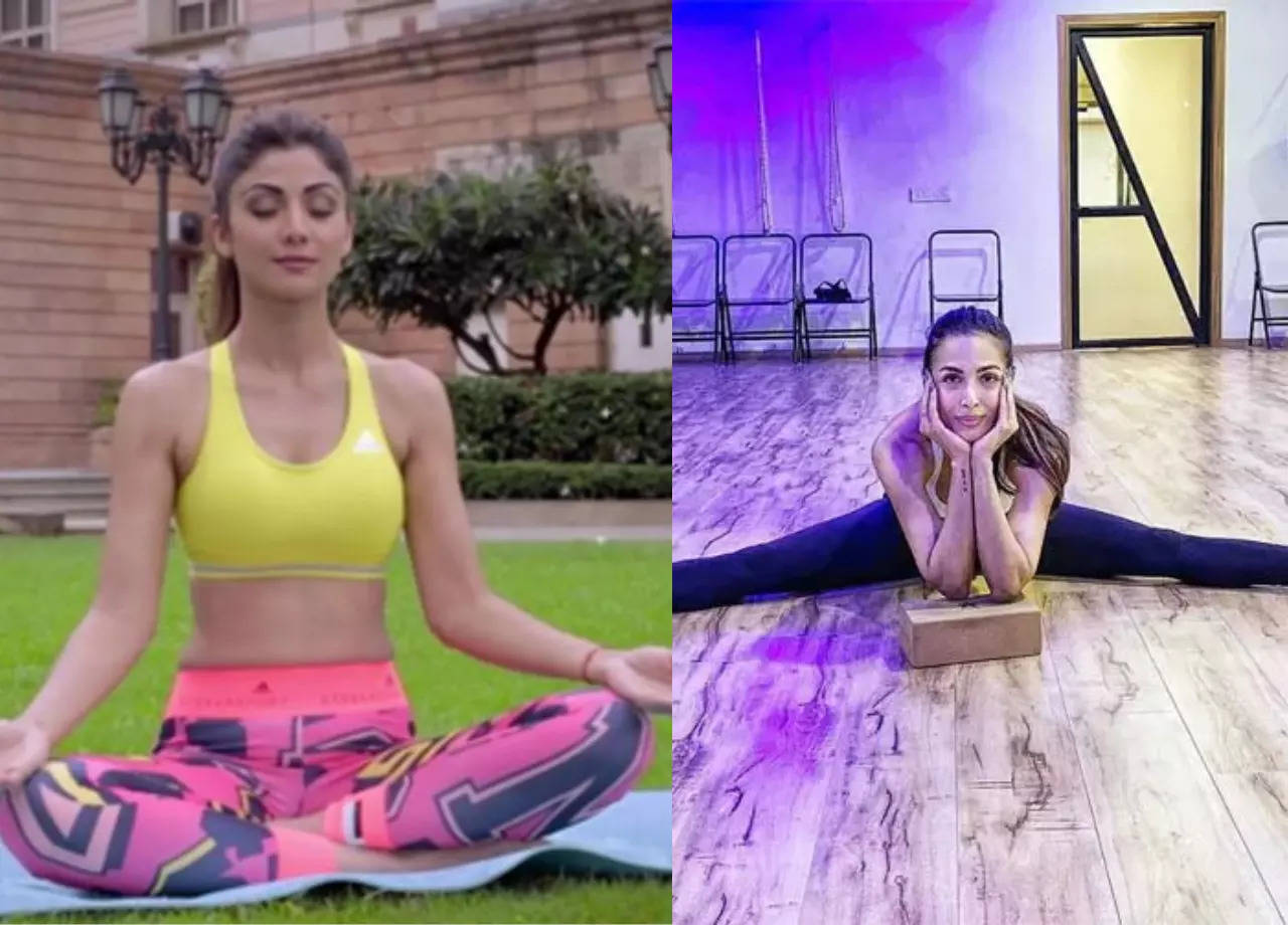 Malaika Arora flaunts her toned body as she aces poses on yoga day ...