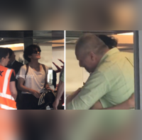 BTS' V gives his bodyguard in Paris a big hug as their time together