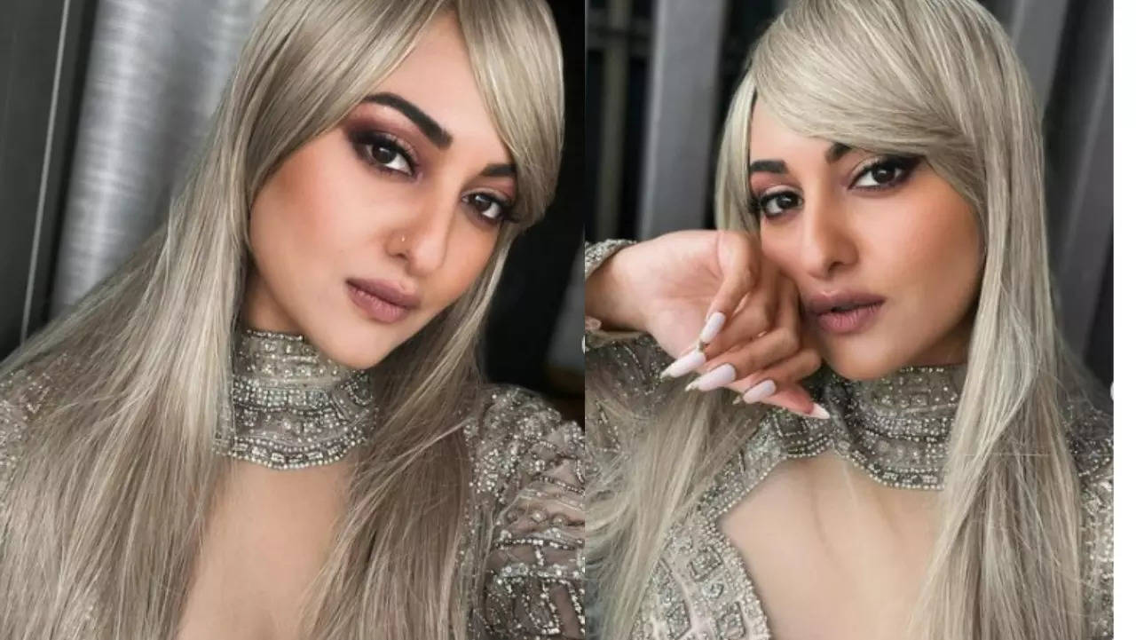 Sonakshi Sinha flaunts her new blonde hair look, Huma Qureshi calls it  'scary'