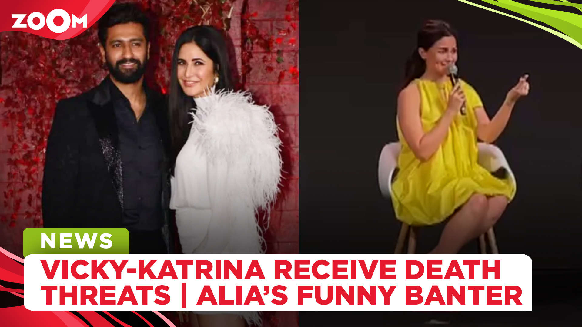 Vicky Kaushal and Katrina Kaif receive DEATH threats | Alia Bhatt's FUNNY  BANTER with media