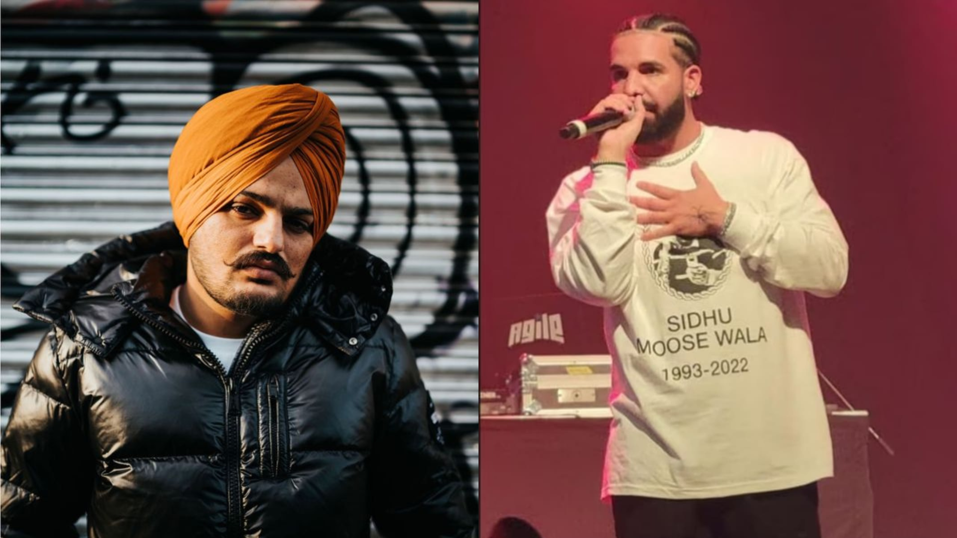 Drake pays tribute to Sidhu Moose Wala, wears T-shirt with his picture at  his concert - WATCH