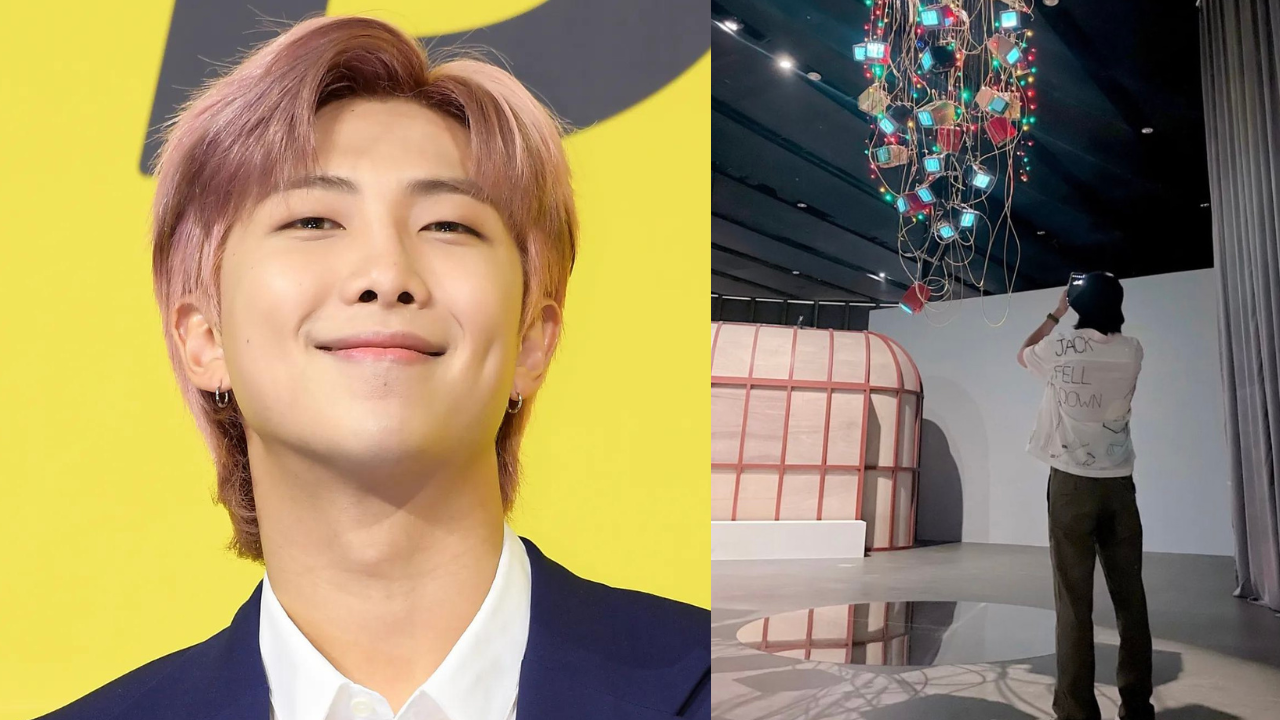 BTS' RM adds a bit of spice to Namjooning with a mirror selca on