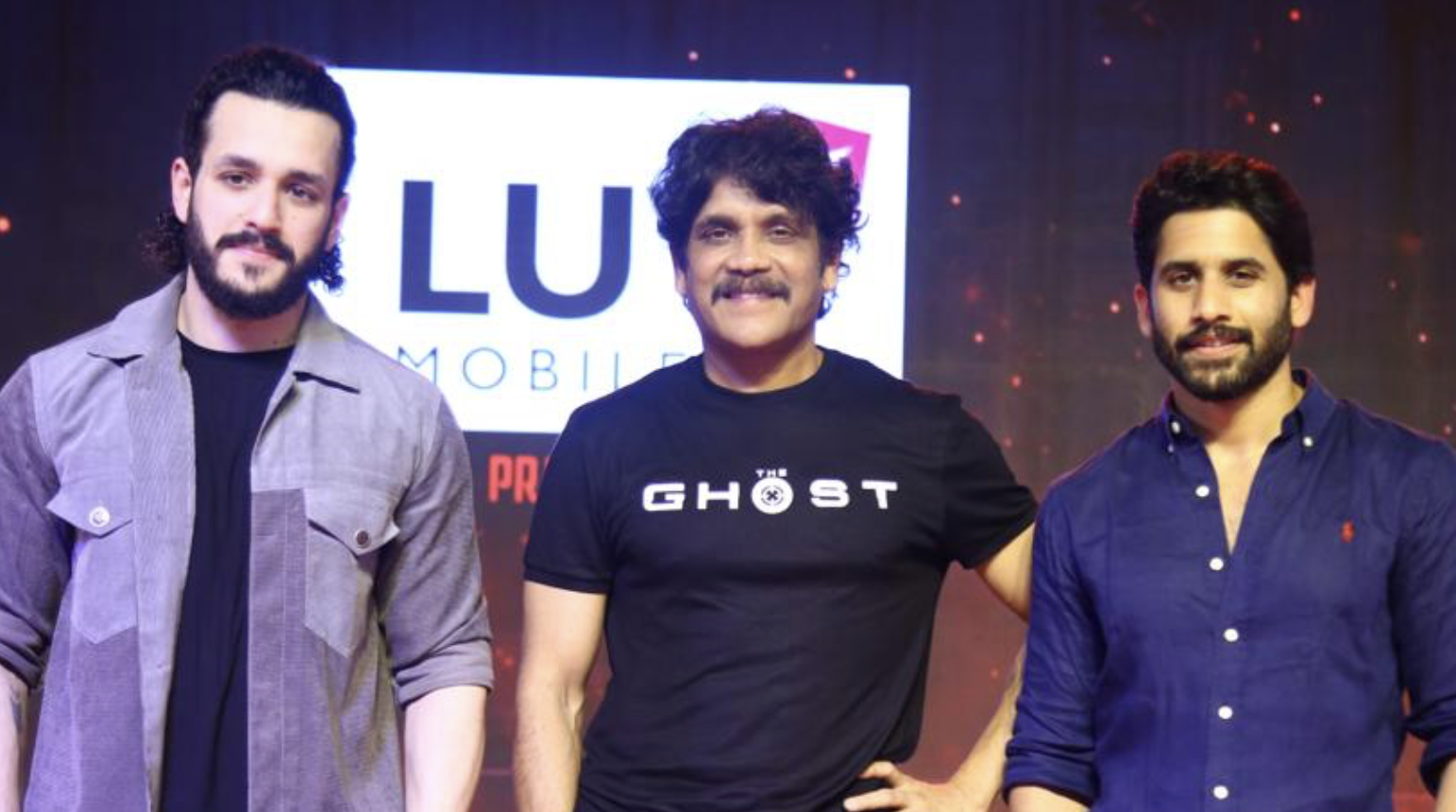 The Ghost: Nagarjuna, Akhil Akkineni, Naga Chaitanya are a spectacular sight at at pre-release event; See pics