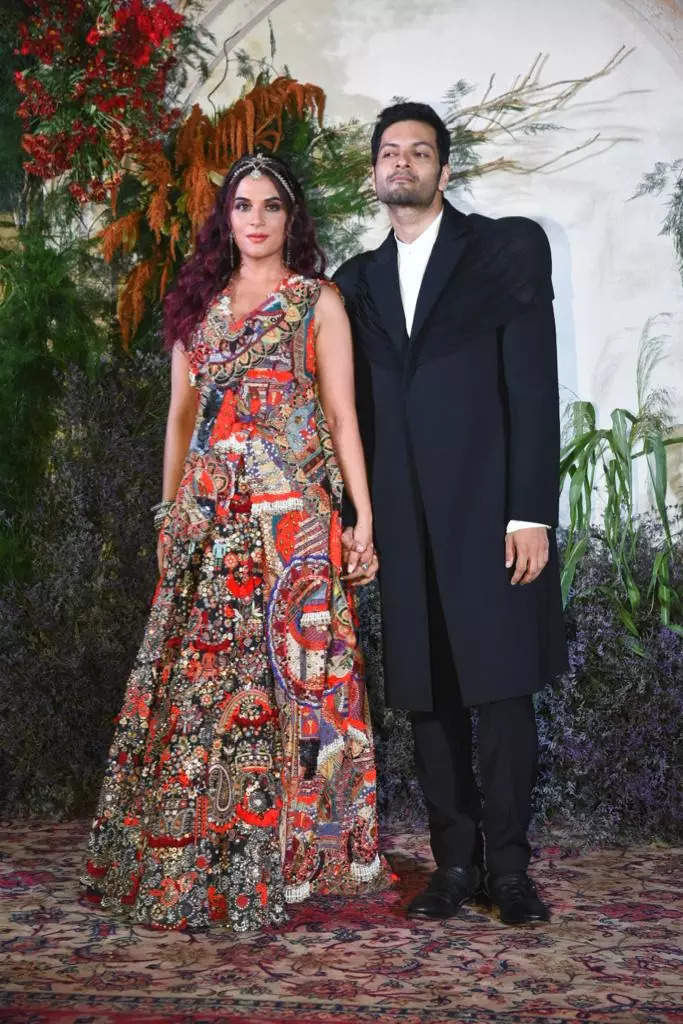 Richa Chadha, Ali Fazal Look Breathtaking In Traditional Attires At ...