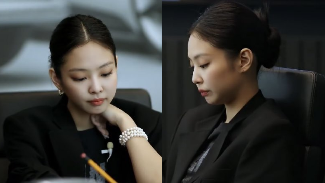 Blackpink's Jennie gets down to business in chic blazer look as rapper ...