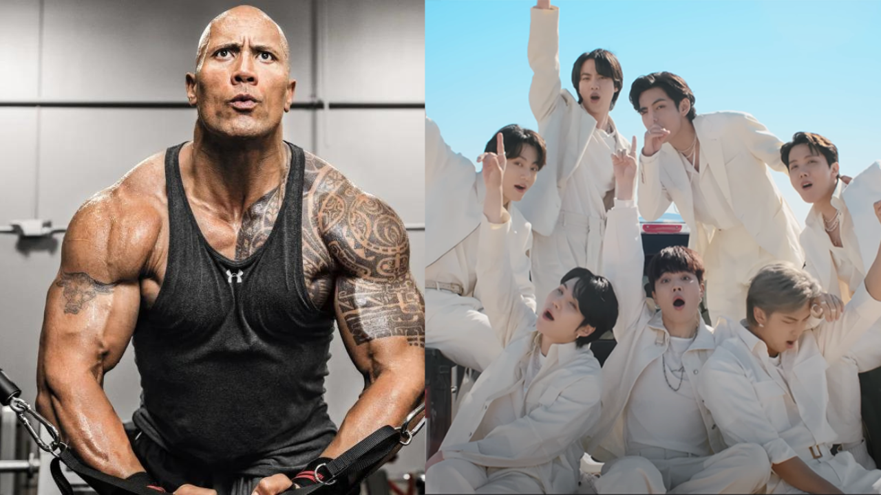 'They Have An ARMY': Dwayne Johnson Claims BTS May Have A Shot At ...