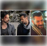 Salman Khan's entry in Shah Rukh Khan's Pathan. शाहरुख खान की पठान में