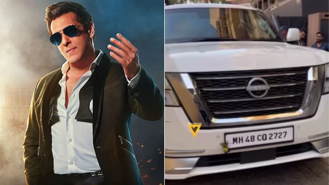 Salman Khans New Bulletproof Car Number Plate Has Special Birthday