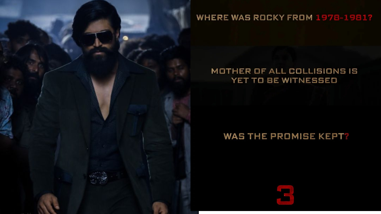Rocky Bhai Yash Is Back With KGF 3