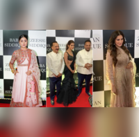 Baba Siddique's Iftar Party Pooja Hegde, Nargis Fakhri, Salim Khan And