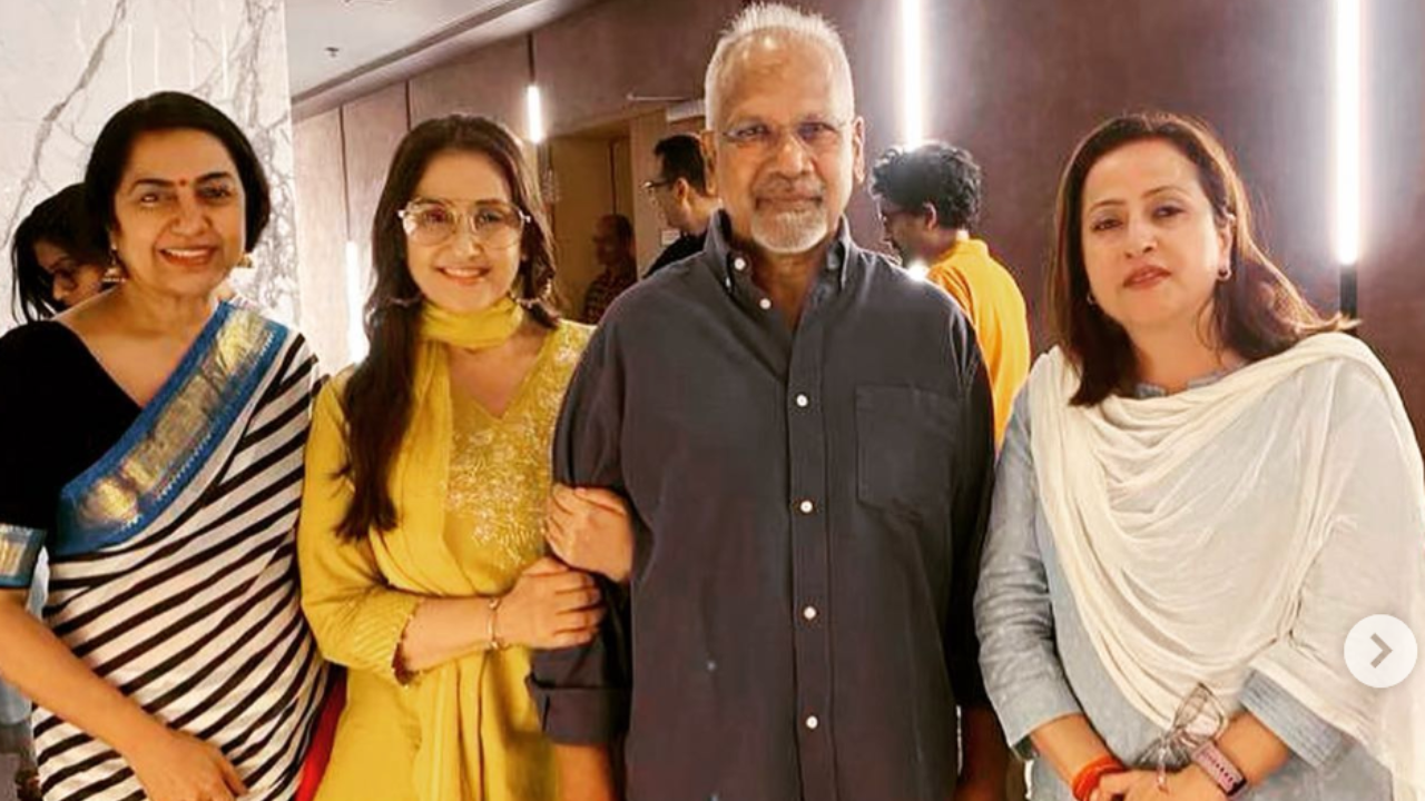 Manisha Koirala Reunites With Mani Ratnam At PS2 Screening: It Felt Home Meeting Him