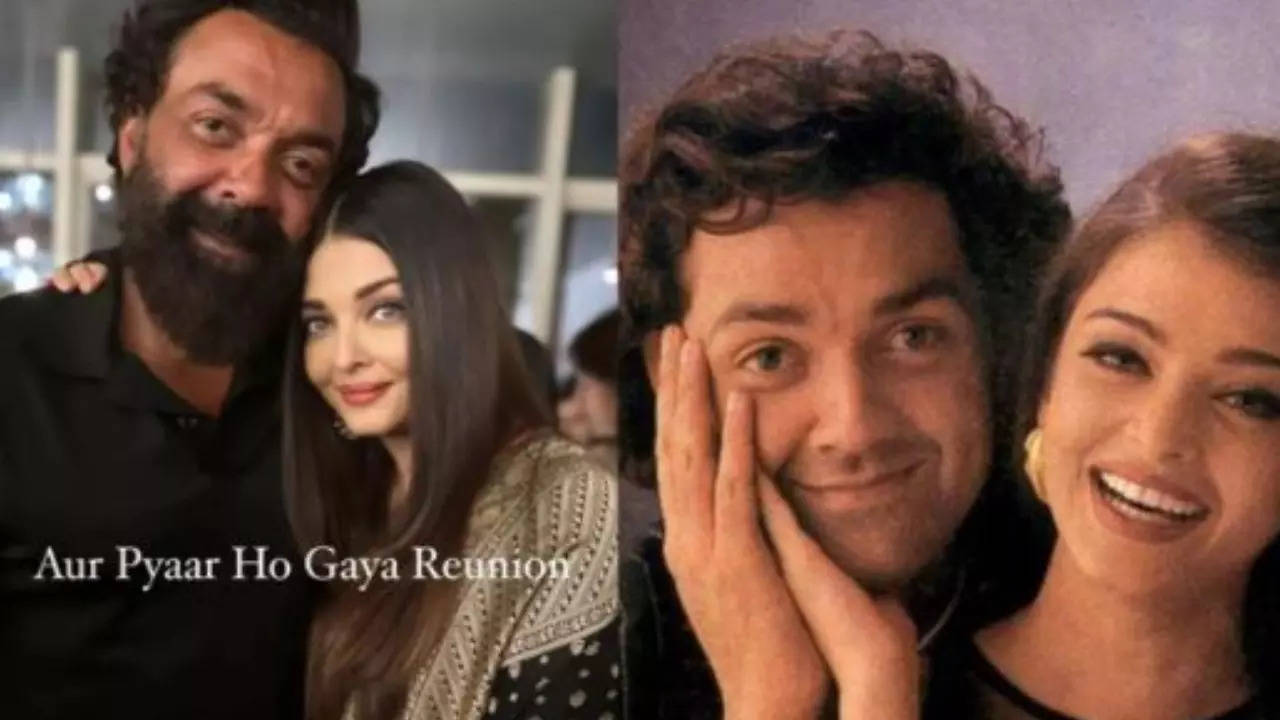 Aishwarya Rai Bachchan and Bobby Deol's pic from PS 2 screening goes viral.