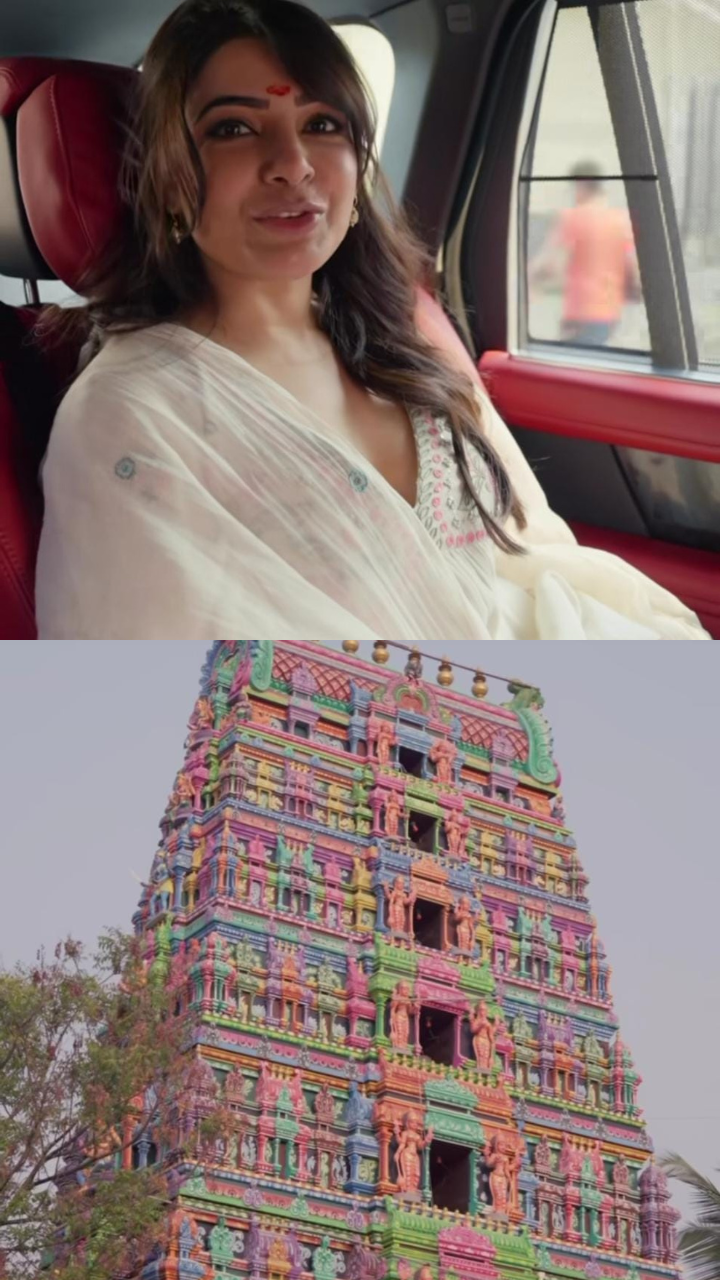 ​Samantha visits Peddamma temple ahead of Shaakuntalam release. All you need to know