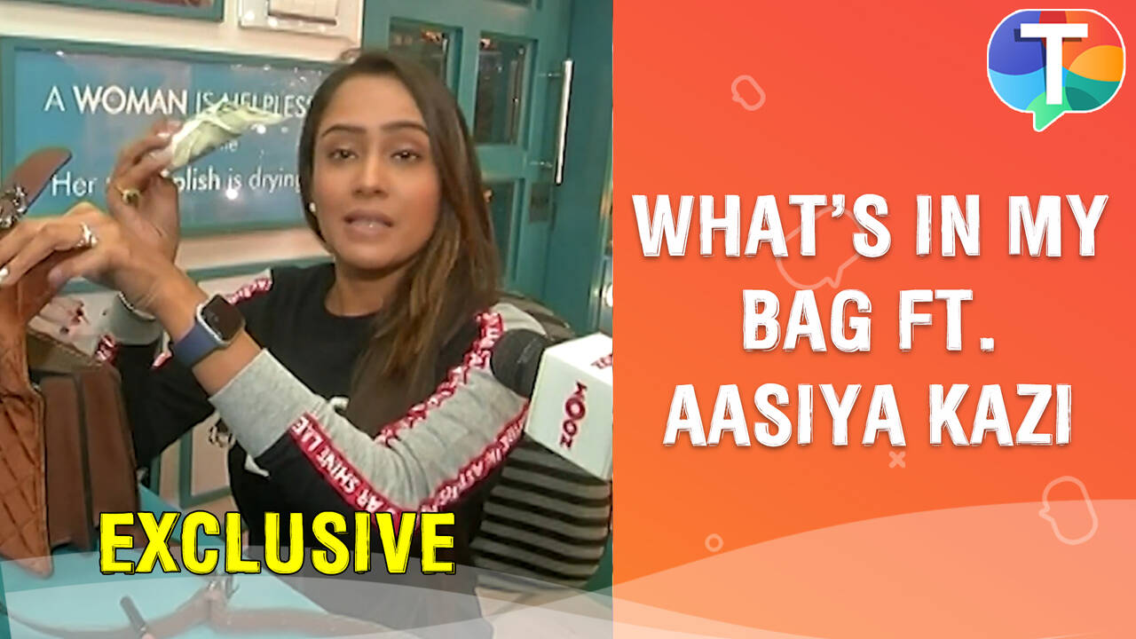 What's in my bag ft. Aasiya Kazi Exclusive Television News, Telly