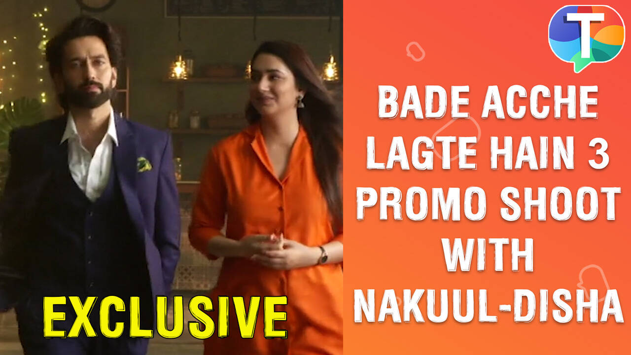 EXCLUSIVE! Bade Acche Lagte Hain 3 promo shoot BTS with Nakuul Mehta